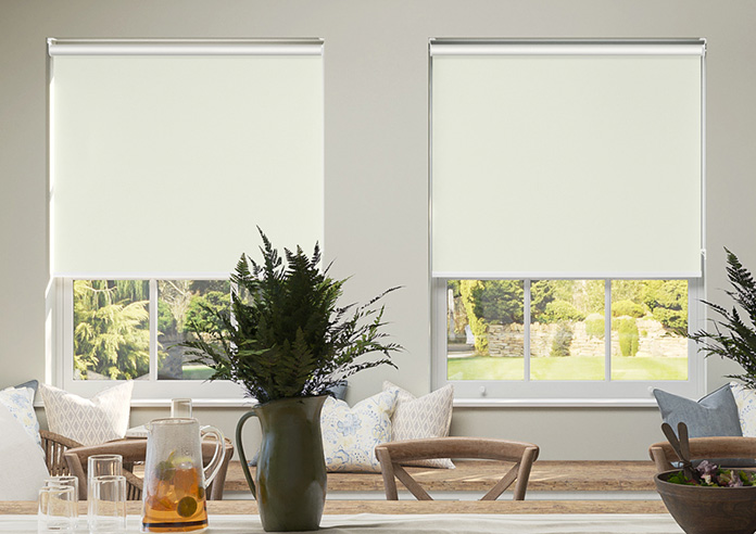 Rivulet (Blackout), Ivory - Twist&Fit Roller Blind - Image 3